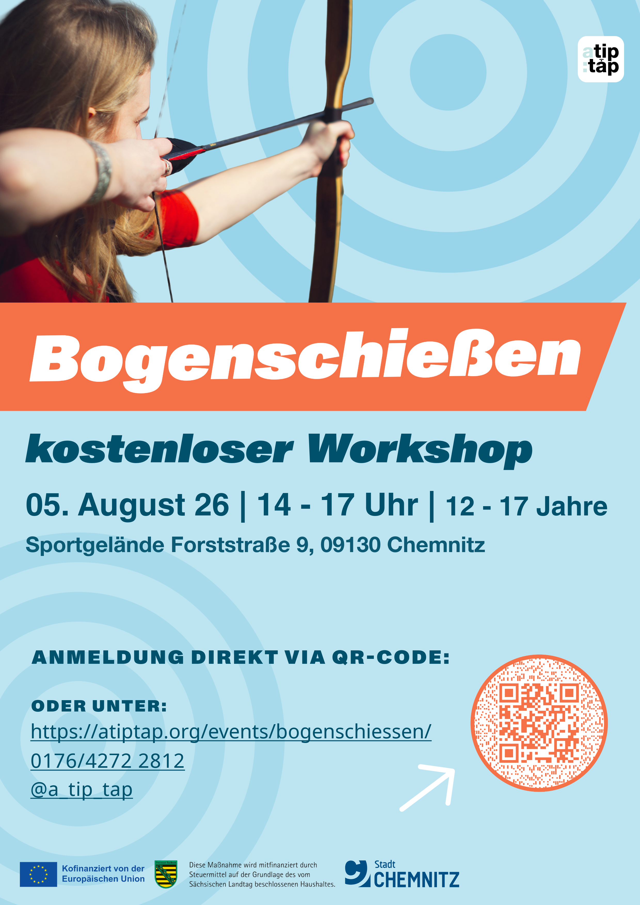 Workshop Bogenschießen a tip tap Chemnitz 05.08.26