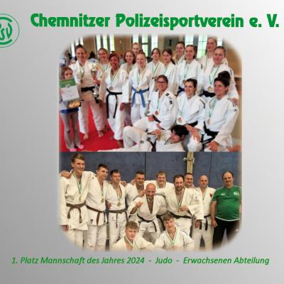 Mannschaft 2024 1. Platz Erwachsenen Abteilung Judo