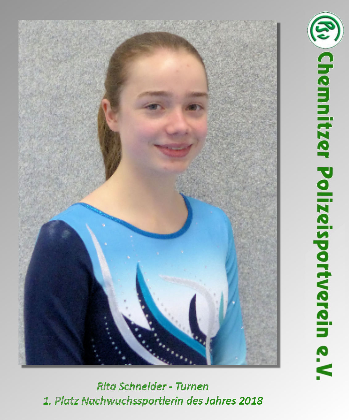 Nachwuchssportlerin des Jahres 2018 1. Platz Turnen Rita Schneider