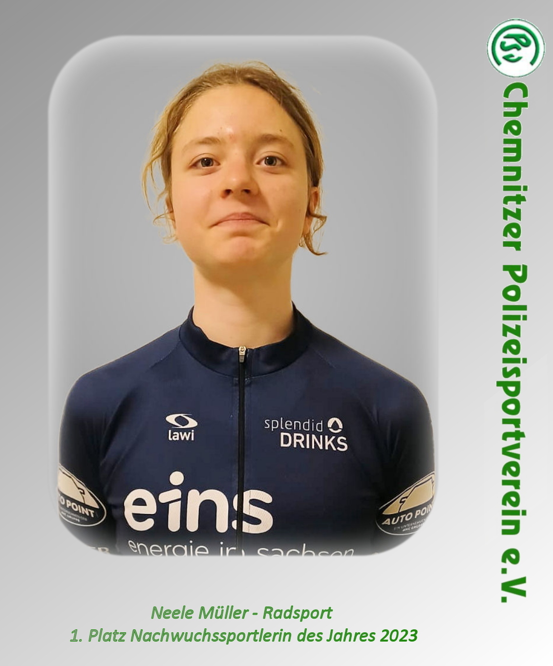 1. Platz Nachwuchssportlerin Neele Müller - Radsport