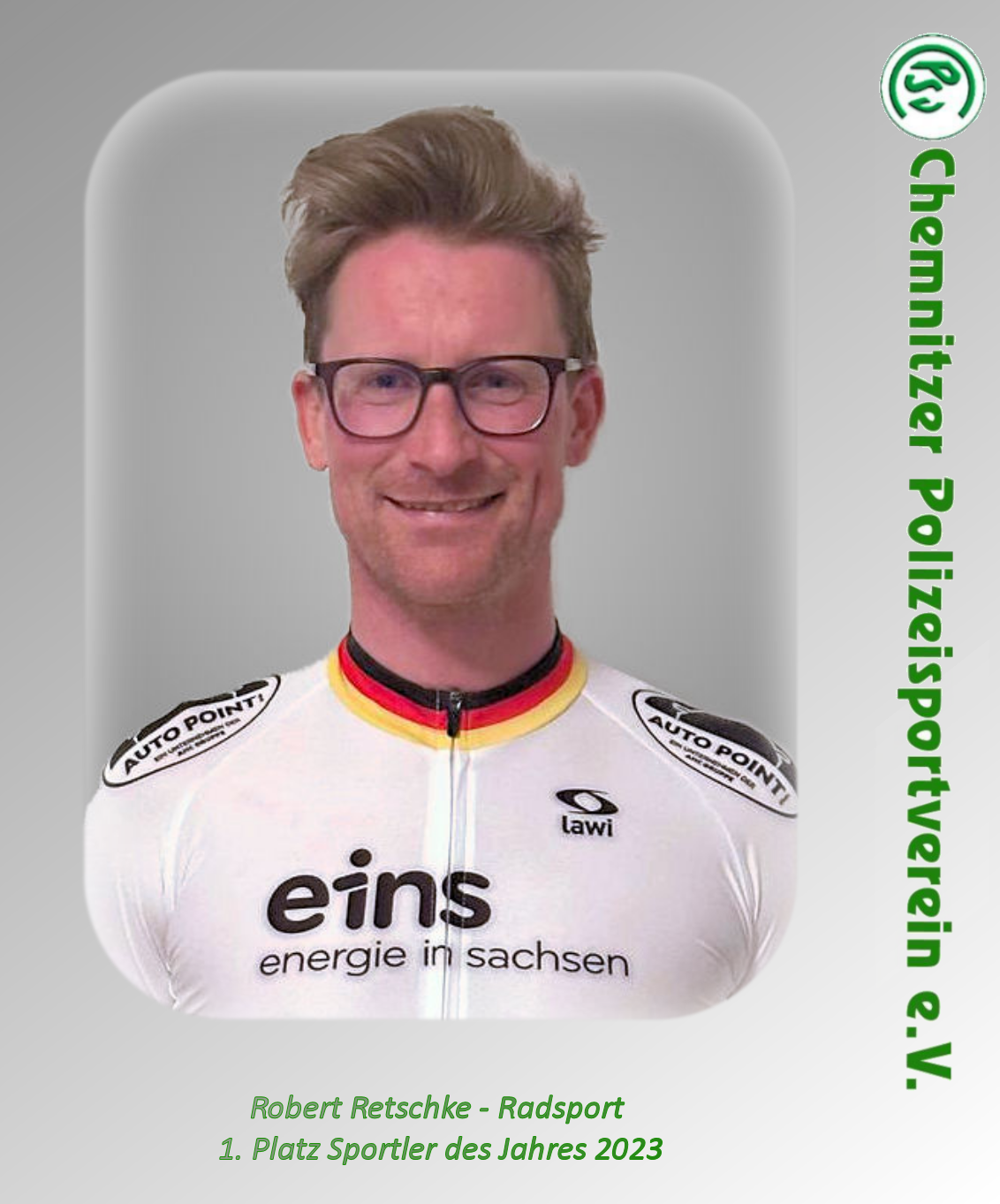 1. Platz Sportler des Jahres Robert Retschke - Radsport
